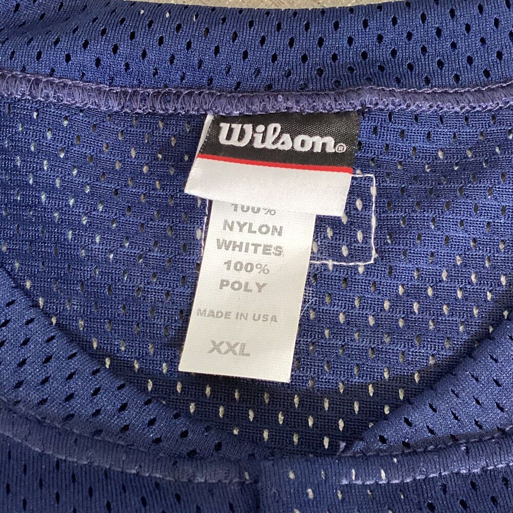 Vintage Atlanta Braves Jersey Blue Mesh Size XXL Stitched MLB Patch USA Wilson - Picture 5 of 7